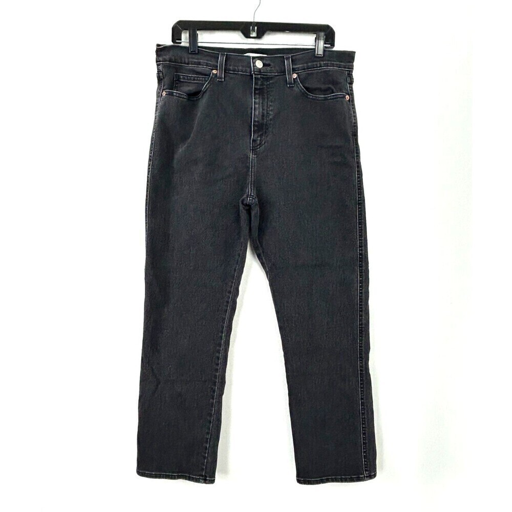 Levi Strauss Signature Gold Women Black Heritage High Rise Jean Sz 12 1065H1 - Picture 3 of 11